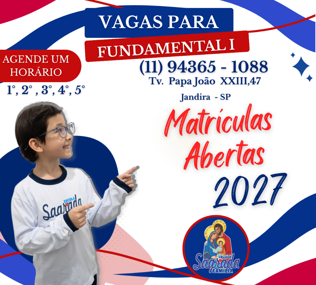 Alunos da Escola Sagrada Família